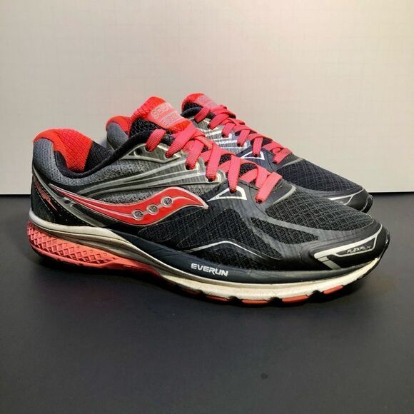 Womens SAUCONY Ride 9 Gray Running Shoes / Size 7.5 - Picture 1 of 10